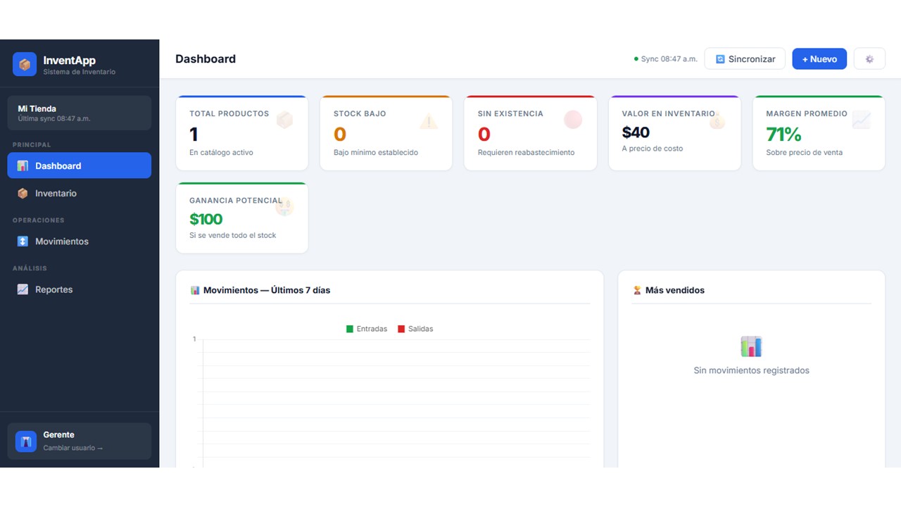 Control de Inventario